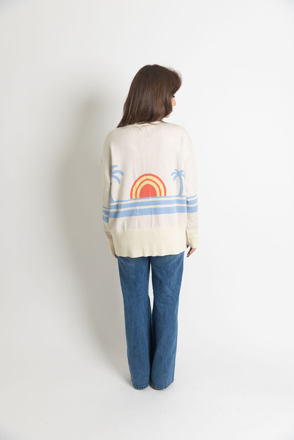 Ocean Sunset Knit Cardigan